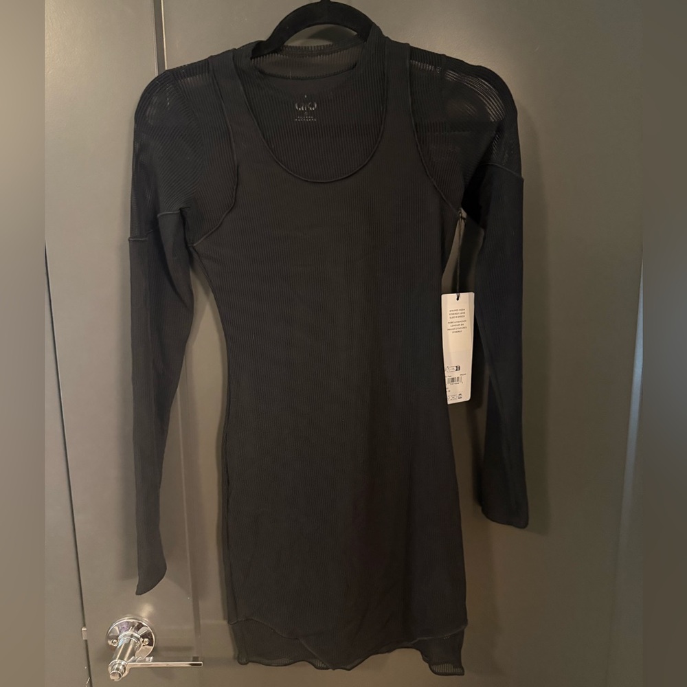 Elegant Black Long Sleeve Dress